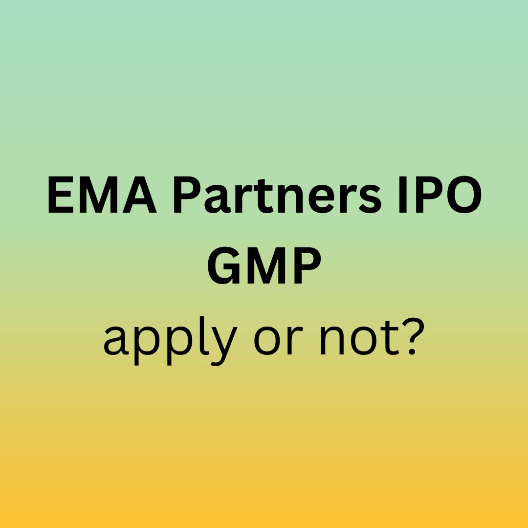 EMA Partners India Limited IPO GMP Today, Latest Grey Market Premium